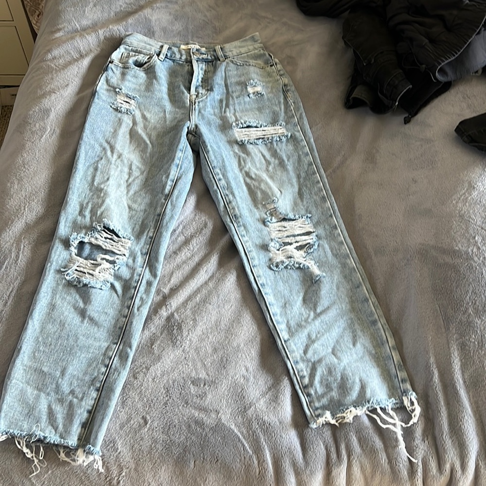 Pacsun high rise straight jeans